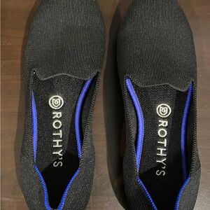 Rothy's Black and Blue Women’s Loafers shoes - Size 9 🥿